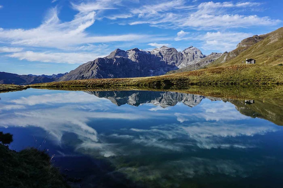 Lichtsee, Tribulaun, Wipptal, Tirol, entspannen in der Nähe, Berge, Wasser, See