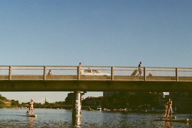 Strandbadbrücke, Aktivitäten in Wien, Wasser, Wien, SUP