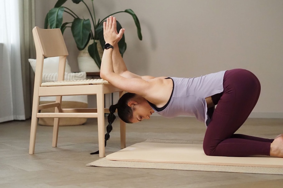 Anna Veith Rücken-Training