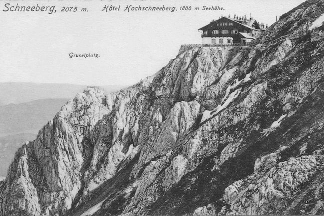 schwarz-weiß Foto, Schneeberg, Rax, Niederösterreich, Michael Holzer, Viktor Frankl, Berge