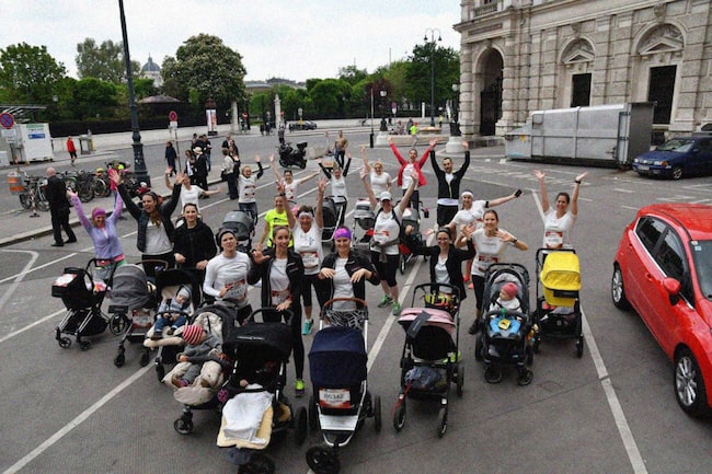 Running Mums, Kinderwagen, Wien, Marathon, Wings for Life, Frauengruppe