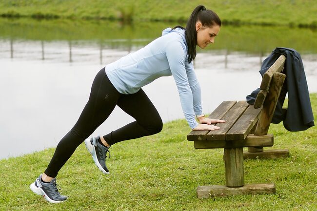 Anna Veith beim Lauftraining: Aufwärmen im Winter ist absolutes Pflichtprogramm