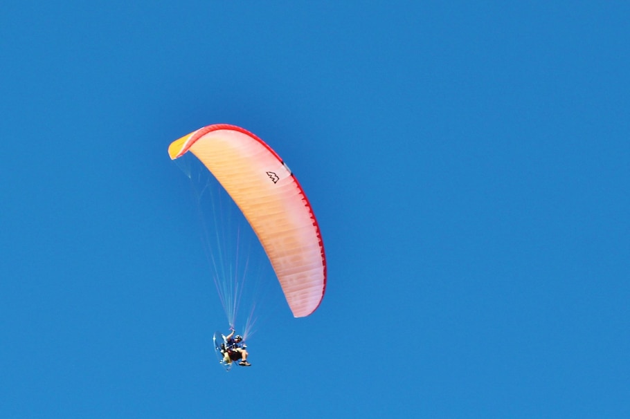 Paragleiter, Gewohnheiten, Urlaub, Sommer, blauer Himmel