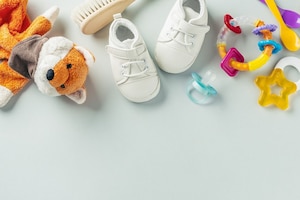 Babyschuhe, Plüschtier, Spielzeug, Schnuller