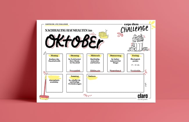 Wochenplan Oktober