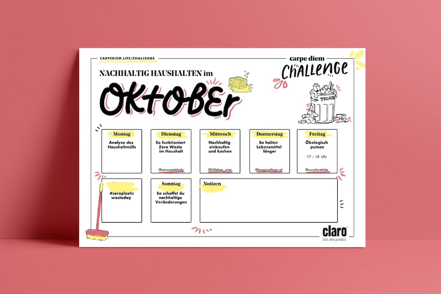 Wochenplan Oktober