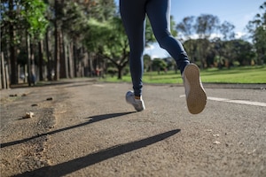 Beine, Frau, Laufen, Joggen, Natur