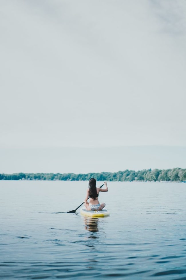 Stand up Paddle, Gewohnheit, Urlaub, Wasser, sommer