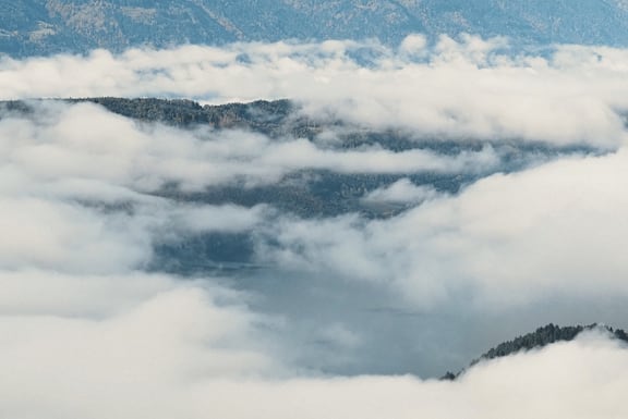 Millstätter See im Nebel