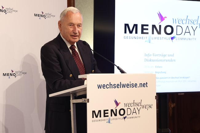 Prof. Dr. Johannes Huber am MenoDay 2023.