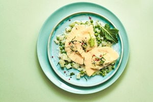 Ravioli mit Kohlrabi-Füllung